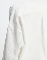 White By FTL - Nami Linen Shirt