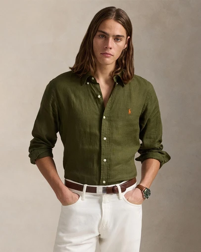 Polo Ralph Lauren - ICONIC EXCLUSIVE - Custom Fit Linen Shirt