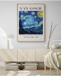Inka Arthouse - Starry Night by Van Gogh Art Print