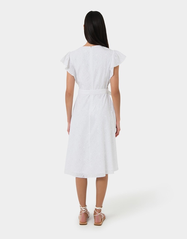 Forcast - Kavya Tie-Waist Cotton Dress