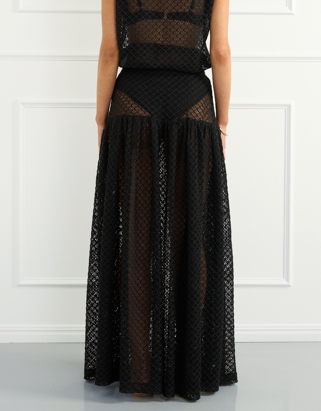 Aqua Blu Australia - Black Pia Maxi Skirt