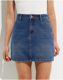 Calli - Alex Denim Skirt
