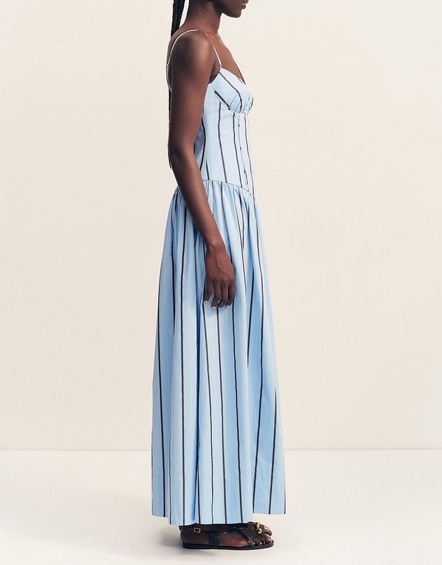 Shona Joy - Saxon Panelled Bustier Maxi Dress