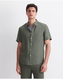Sportscraft - Short Sleeve Delave Linen Shirt