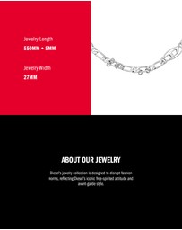 Diesel - Silver-Tone Necklace