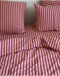 Mosey Me - Sundae Seersucker Fitted Sheet