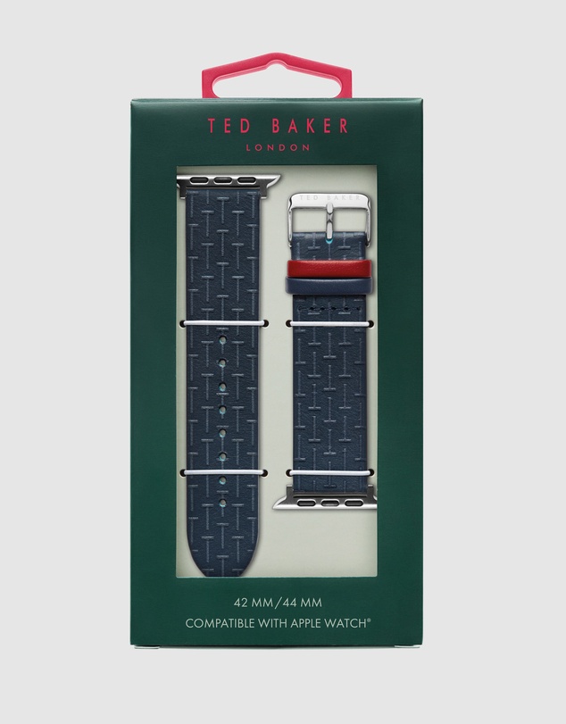 Ted Baker - Ted Baker Apple Band - Ted Embossed Blue