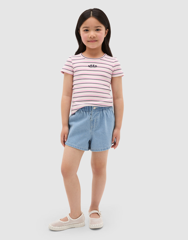 Seed Heritage - Core Stripe Rib Tee