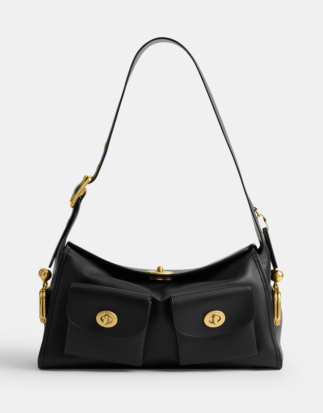 Coach - Natural Grain Leather Haversack Bag