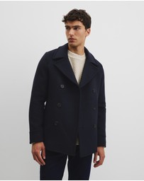 Country Road - Wool Blend Pea Coat