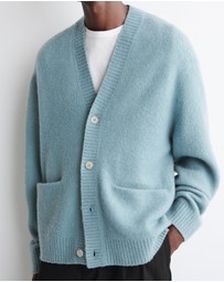 COS - Brushed-Wool V-Neck Cardigan
