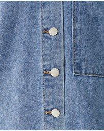 ST MRLO - Denim Shirt Dress