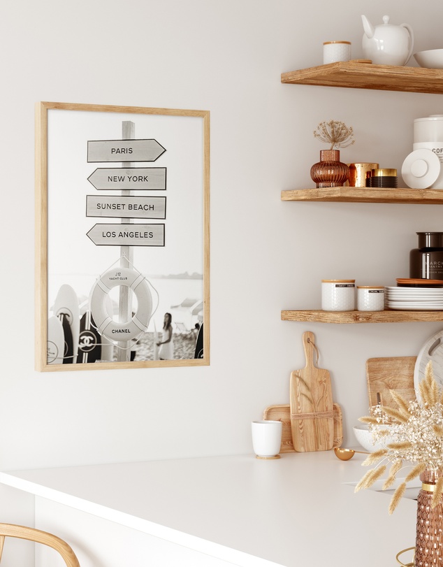 Olive et Oriel - Fashion Yacht Club No II Art Print