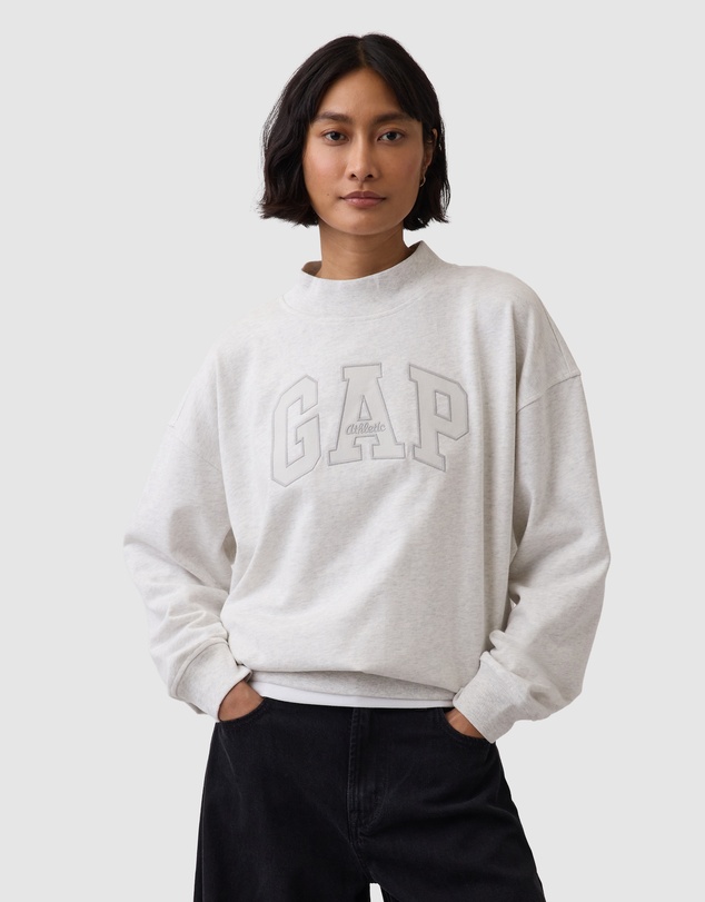 GAP - Logo Oversized Mockneck Pull Over