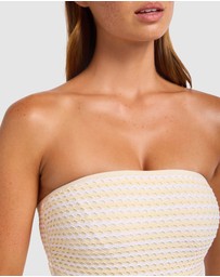Seafolly - Mesh Effect DD Bandeau One Piece Swimsuit