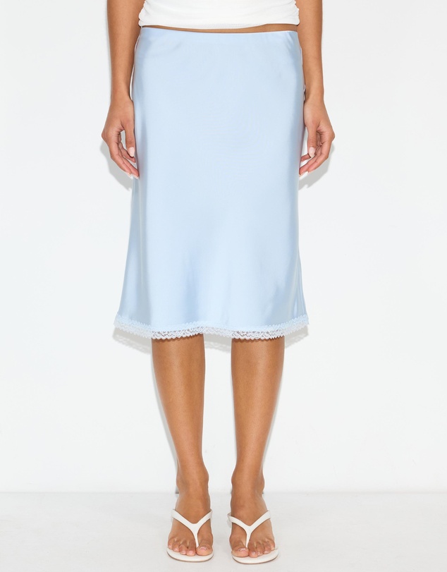 Dazie - Alice Satin Midi Skirt