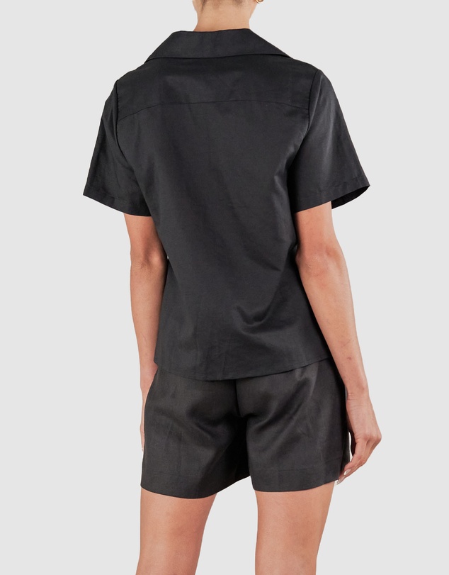 Amelius - Cancun Linen Bowling Shirt