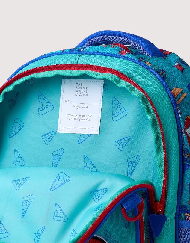 The Somewhere Co - Pizza Party Mini Explorer Backpack