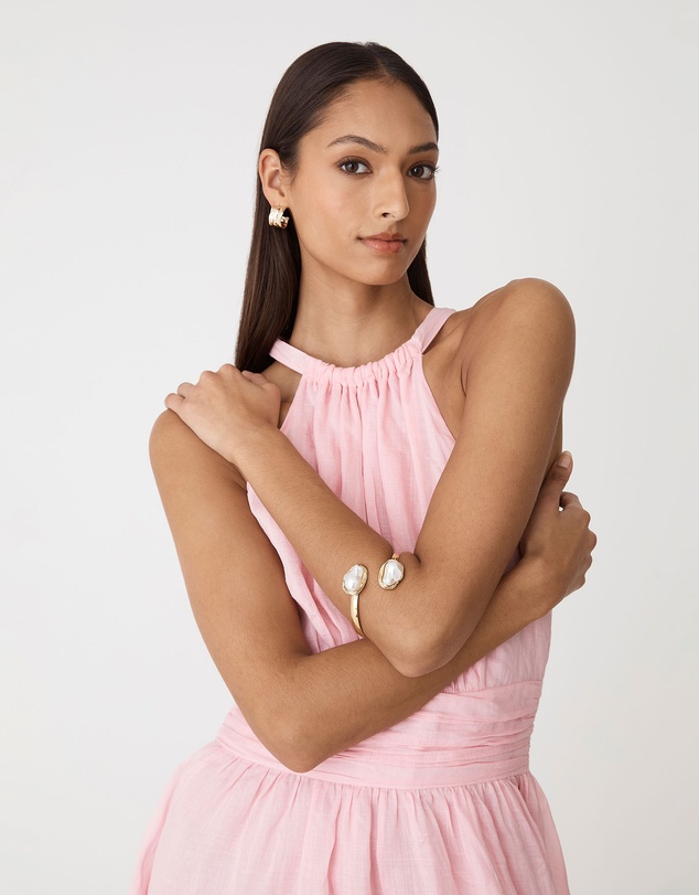 Forcast - Clara Pearl Statement Bracelet