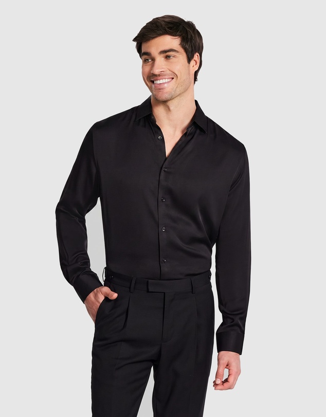 Tarocash - Titanium Viscose Shirt