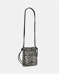 ARKET - Zebra-Print Leather Crossbody