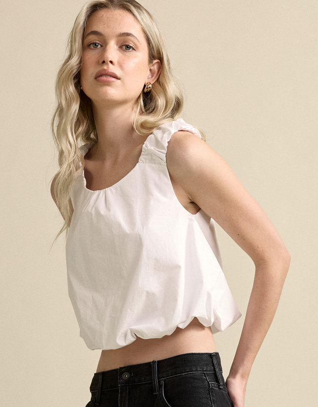 MVN - Bubble Hem Top