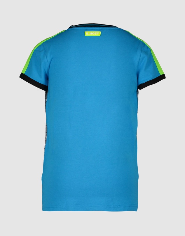 B.Nosy - Organic Colour Block Neon T-Shirt - Kids-Teens