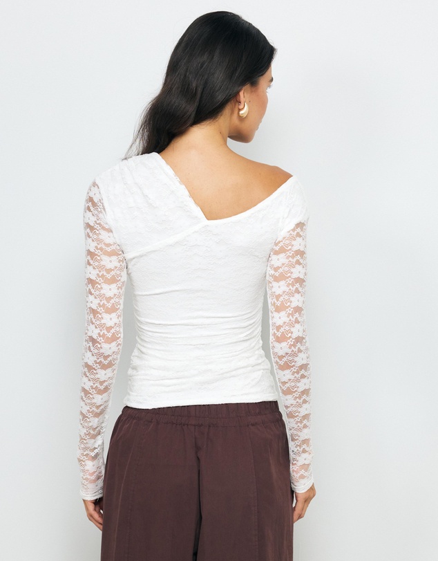 AERE - Arielle Off Shoulder Lace Top