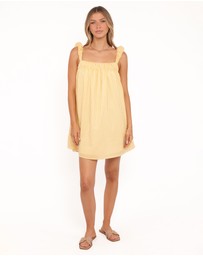 Petal & Pup - Helia Mini Dress - Mango Stripe