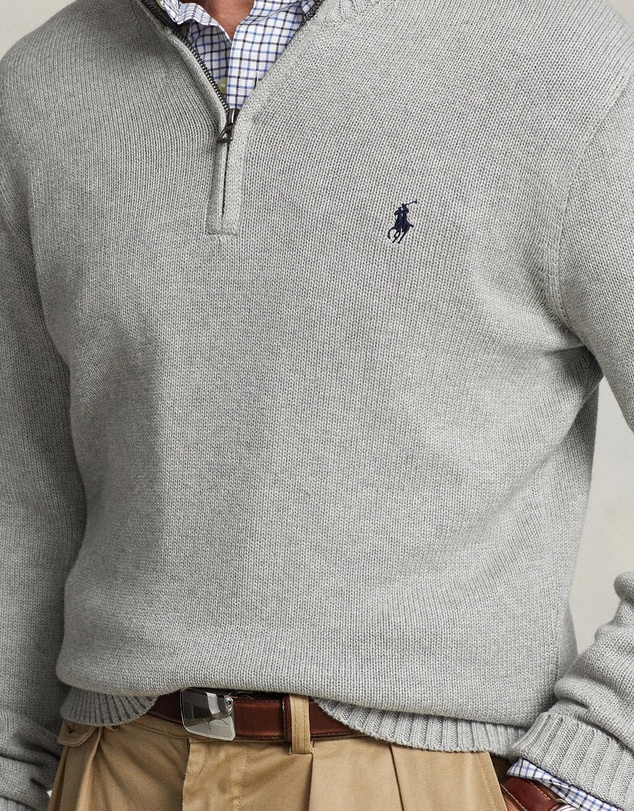 Polo Ralph Lauren - Cotton Quarter-Zip Sweater