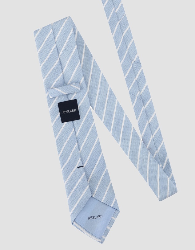 Abelard - Pale Linen Stripe Tie