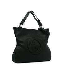 Pre-Loved by Azura Reborn - Pre-Loved gucci Leather Tote Bag with Top Handles