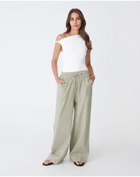 Forcast - Bronte Cotton Drawstring Pants