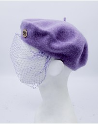 FORD MILLINERY - NIKKI Beret with veil