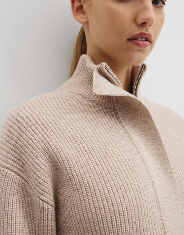 Country Road - Australian Cotton Blend Belted Knit Jacket
