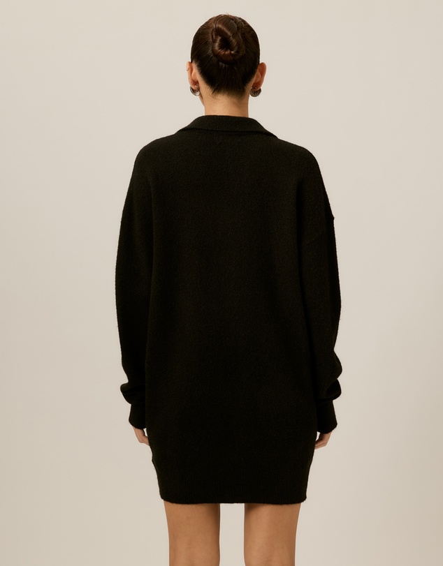 Tussah - Mia Knitted V-Neck Mini Dress