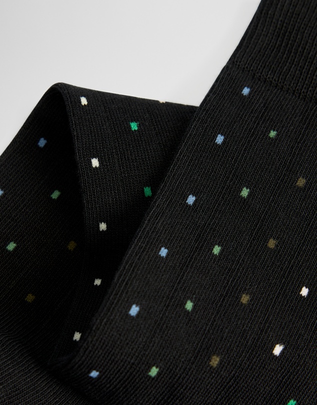 Country Road - Rib Square Dot Sock