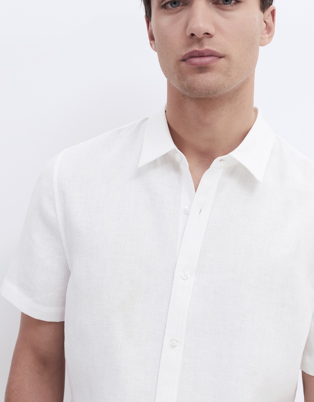 UNISON - Linen S/S Regular Fit Shirt