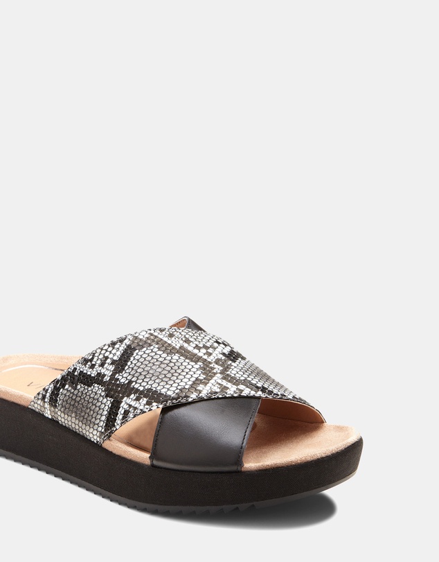 Vionic - Hayden Platform Slide - Natural Snake