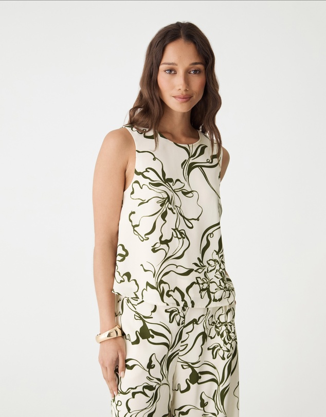 Forcast - Natalie Sleeveless Floral Top
