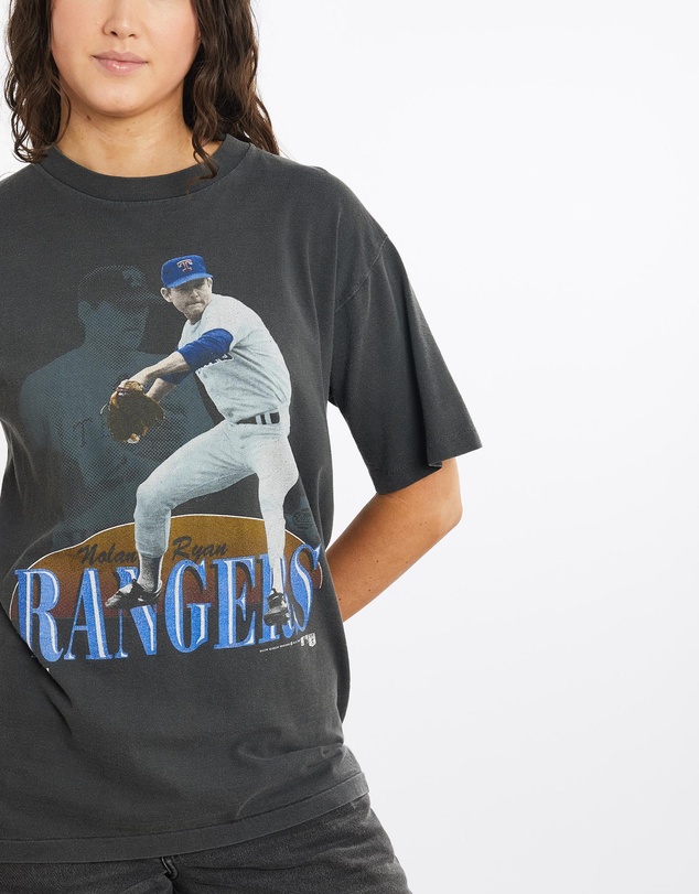 Vintage by The Real Deal - Pre Loved - Vintage 1989 MLB Texas Rangers 'Nolan Ryan' Tee