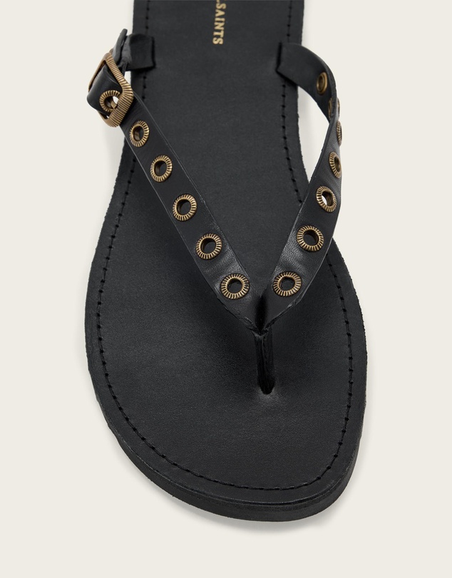 AllSaints - Sydney Eyelet Sandals