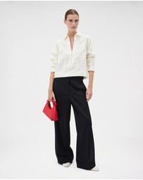 Oroton - Ribbon Trim Camp Shirt