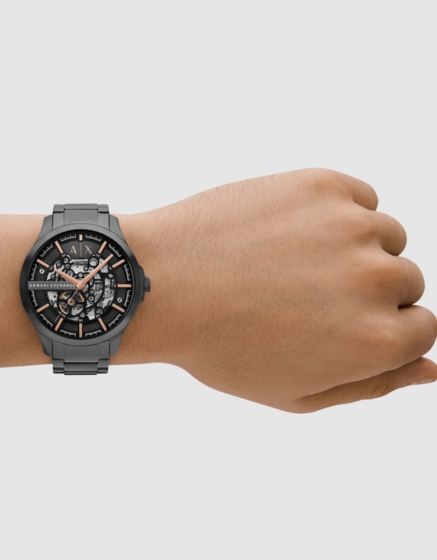 Armani Exchange - Gun-Metal Analogue Watch