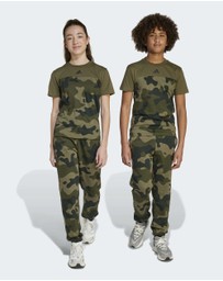 adidas Sportswear - Seasonal Essentials Camo Fleece Pant Kids