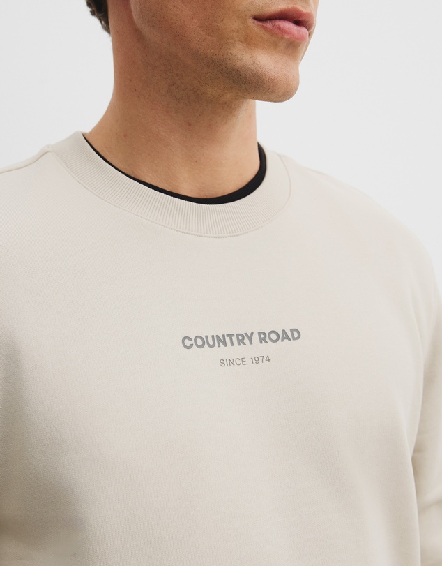 Country Road - Australian Cotton Modern Logo Sweat