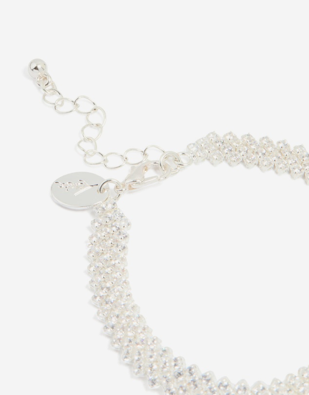 Lovisa - Silver Cubic Zirconia Tennis Bracelet