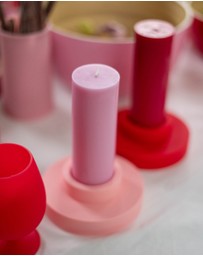 porter green - flipp lrg silicone unbreakable candle holder set
