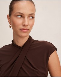 Forever New - Trinity Twist High Neck Top