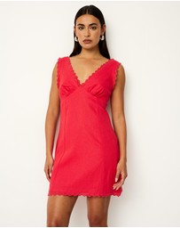 Dazie - Weekend Wine Mini Dress